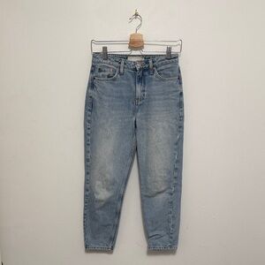 Topshop Petite High Rise Mom Jeans